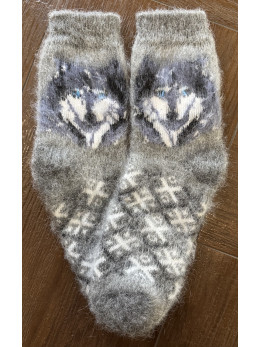 Шкарпетки чоловічі з козиного пуху