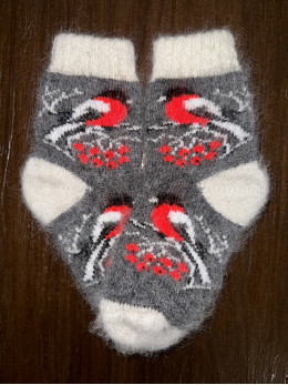 Шкарпетки дитячі з козиного пуху для дошкільнят