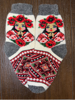 Ангорові жіночі носки Україночка