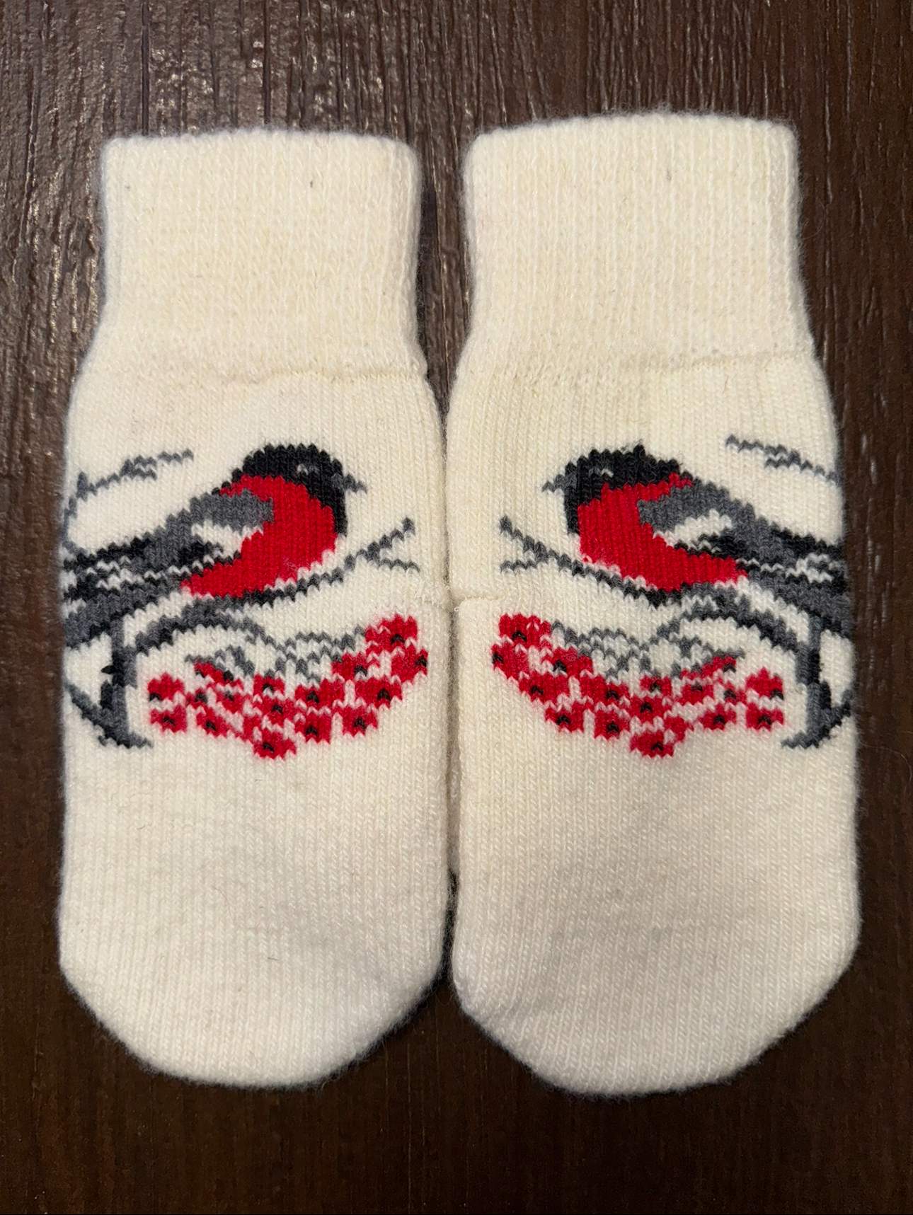 Рукавички жіночі подвійної в'язки