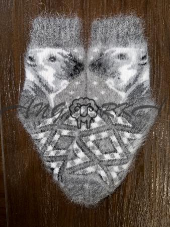 Шкарпетки дитячі з козиного пуху для дошкільнят з умкою